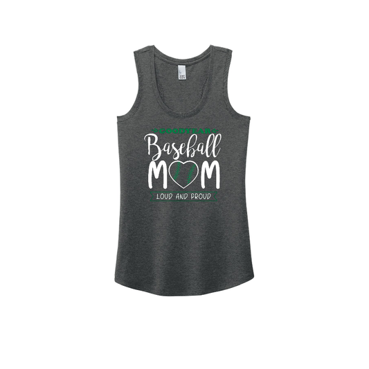 Women's Baseball Mom Racerback Tank Top
