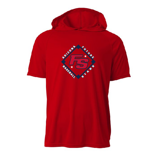 Cooling Performance Short Sleeved Hooded Tee