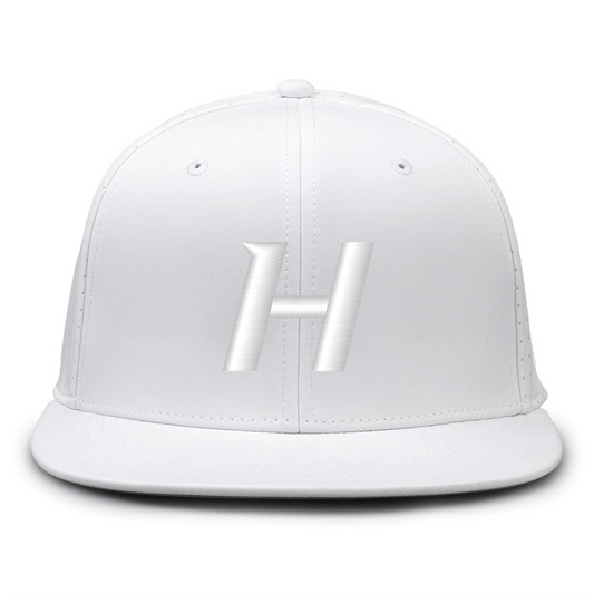 The Game White Hat with White "H"
