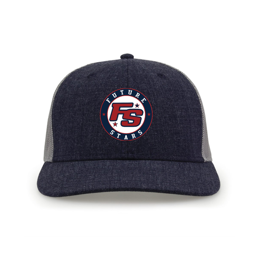 Diamond Mesh Trucker Hat — Emblem